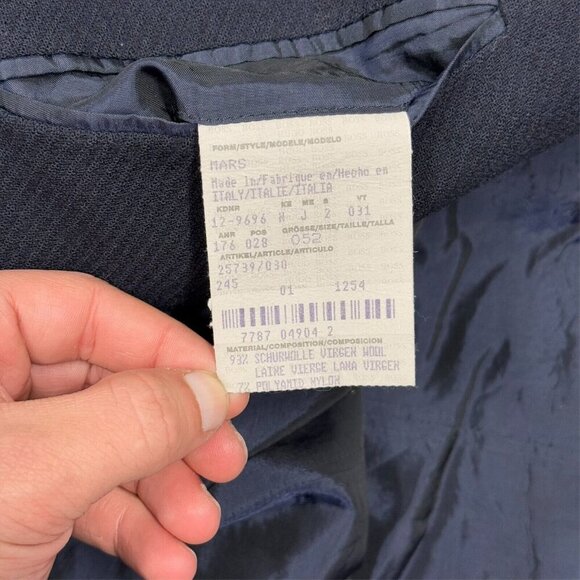 Hugo Boss Mars Blazer Sport Coat Made in Italy EU 52 / US 42 Textured Fabric - Picture 6 of 7